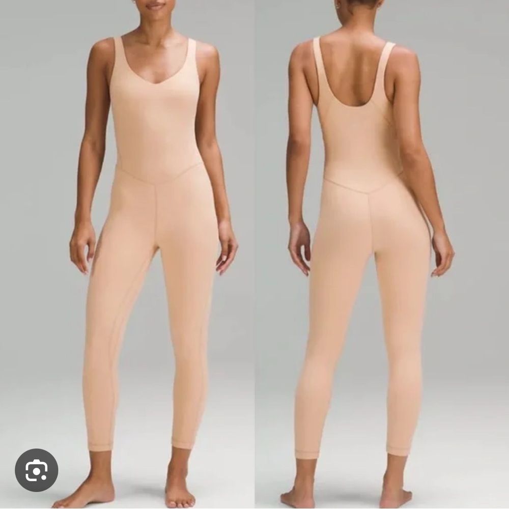 Lululemon Align  peach  Bodysuit. Sz 4